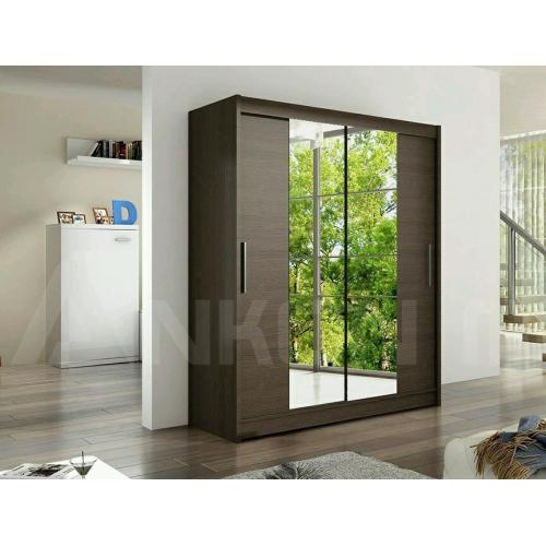 BRAND NEW 2 Sliding Doors Wardrobe with Mirror FREE DELIVERY
