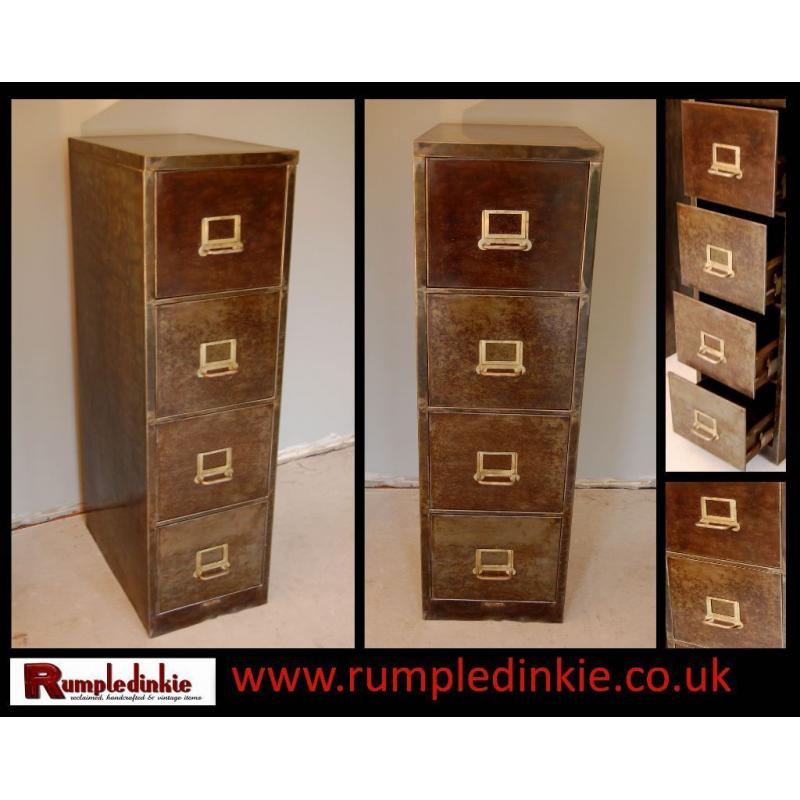 Vintage Industrial Filing Cabinet 1930s