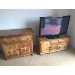 Barker and stonehouse tv unit & drawer unit
