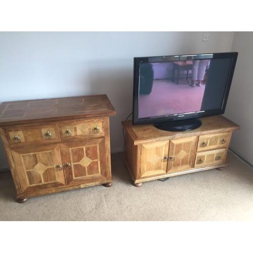 Barker and stonehouse tv unit & drawer unit