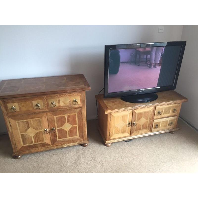 Barker and stonehouse tv unit & drawer unit