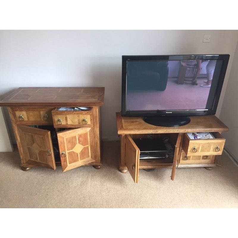 Barker and stonehouse tv unit & drawer unit