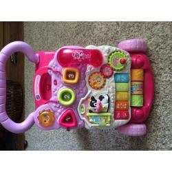 Vtech First steps Baby walker (pink)