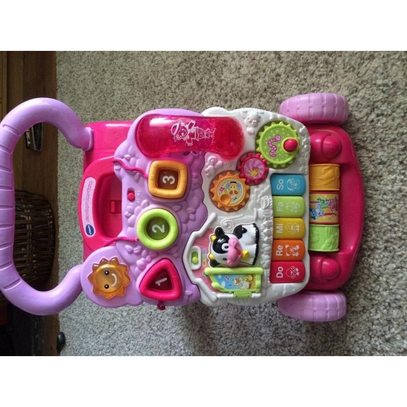 Vtech First steps Baby walker (pink)