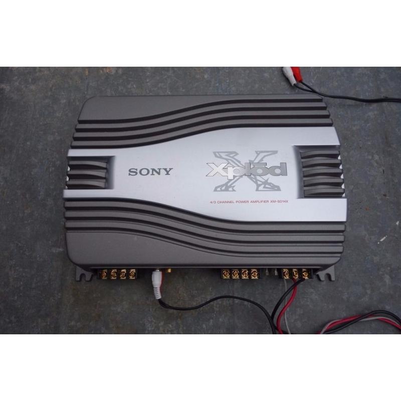 Sony XM-SD14X 12v Car amplifier
