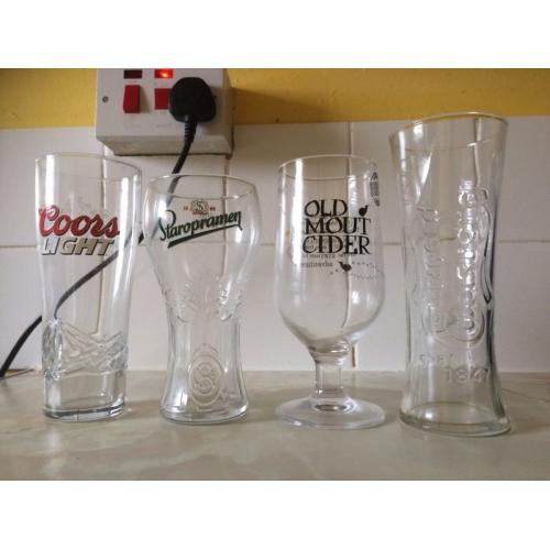 Pint glasses