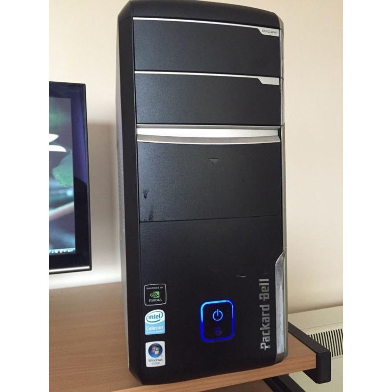 Packard Bell+computer desk.