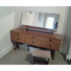 schrieber vintage dressing table and wardrobe .BARGAIN
