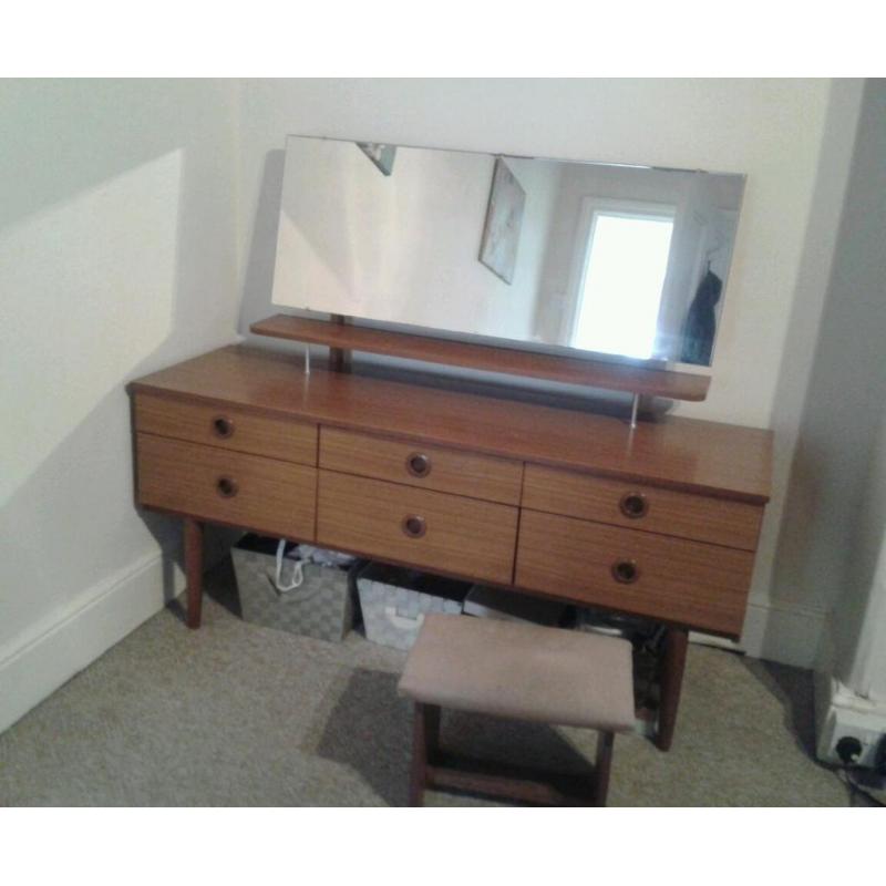 schrieber vintage dressing table and wardrobe .BARGAIN