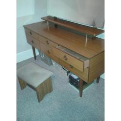 schrieber vintage dressing table and wardrobe .BARGAIN