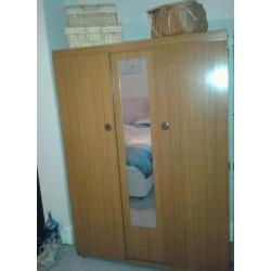 schrieber vintage dressing table and wardrobe .BARGAIN