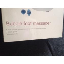Bubble foot massager