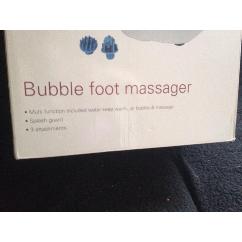Bubble foot massager