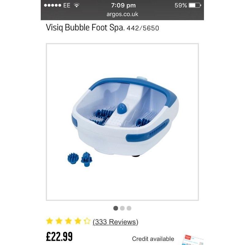 Bubble foot massager