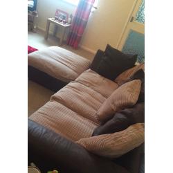 Brown corner sofa. £35 if gone today!!