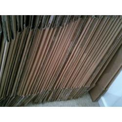 50 heavy duty, double walled (moving) cardboard boxes