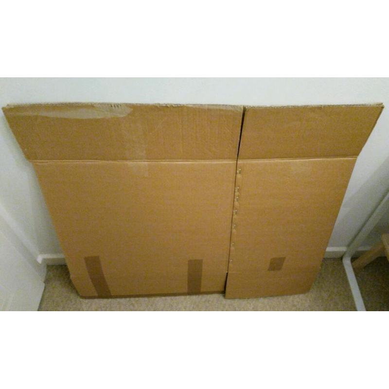 50 heavy duty, double walled (moving) cardboard boxes