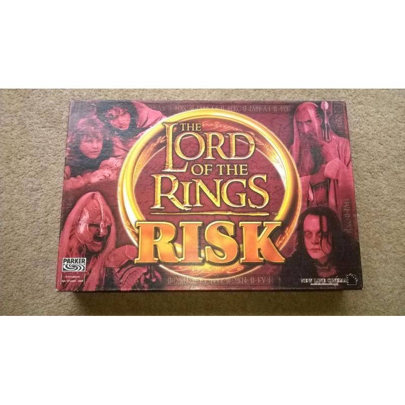Lord Of The Rings 'Risk' board game. The Middle-Earth Conquest Game. Complete. Excellent condition.