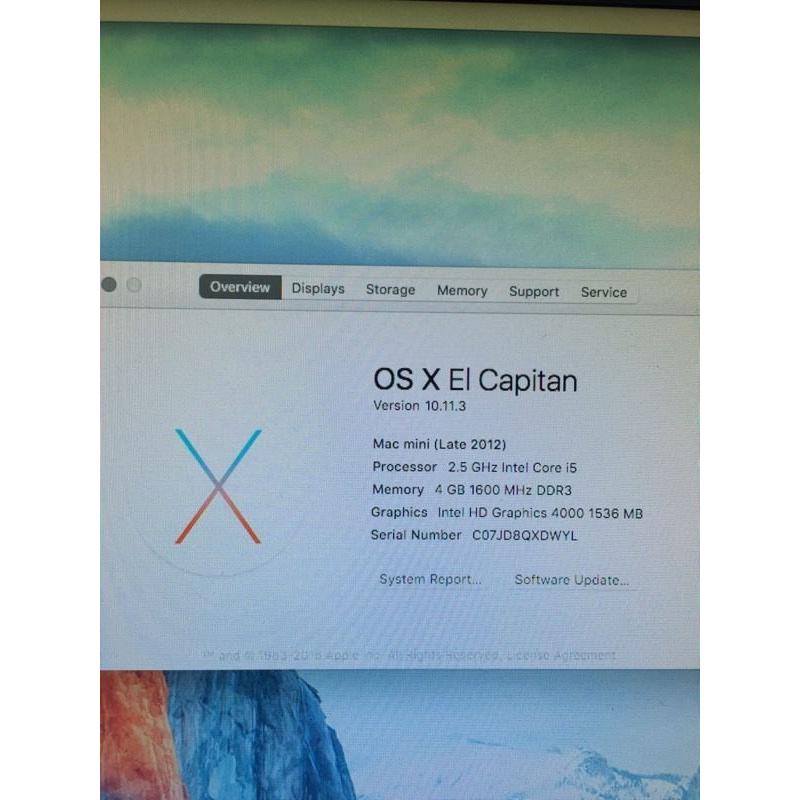 Mac Mini Late 2012