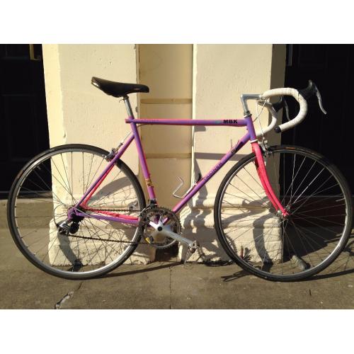 Lightweight 'MBK TRAINER' 90's Vintage Pink Road Bike