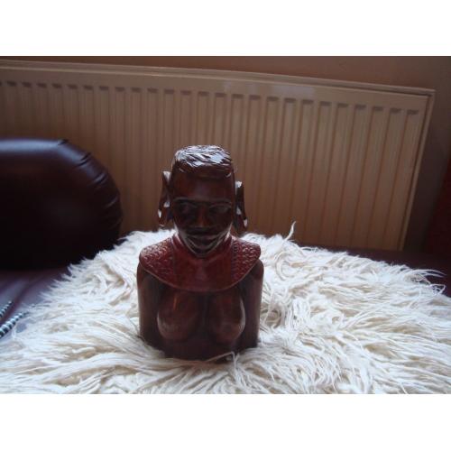 Vintage African bust