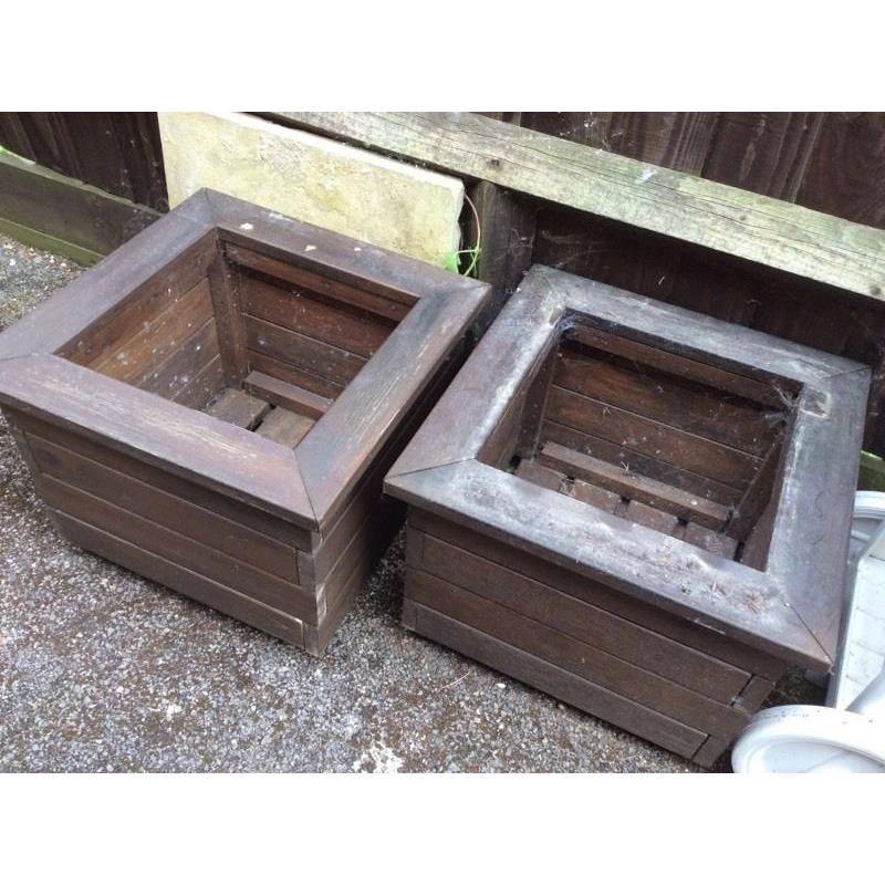 Wood Planters