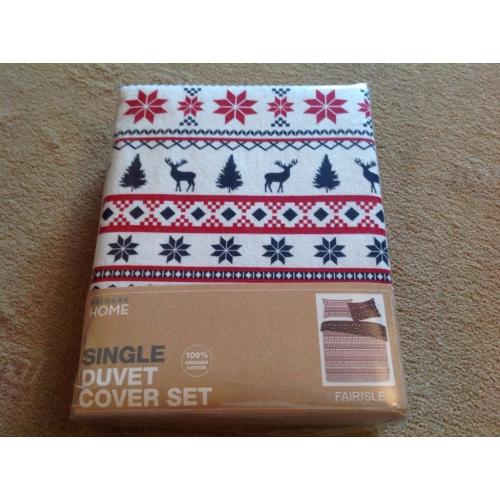 SINGLE DUVET COVER SET BRAND NEW UNOPENED SEALED PACKAGING