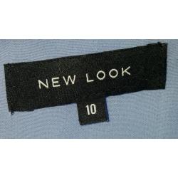 Baby blue dress new look size 10