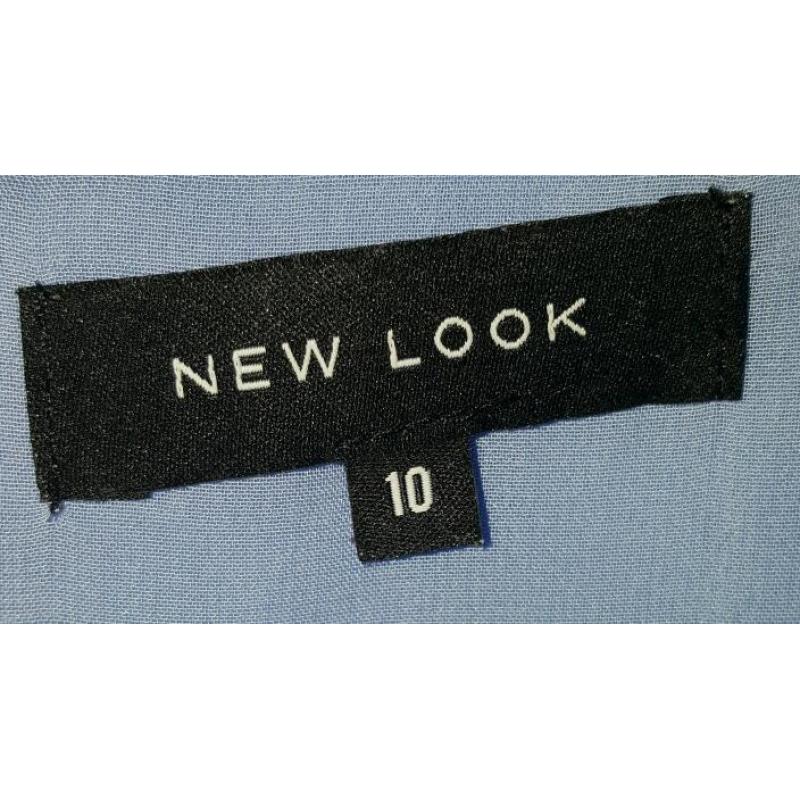 Baby blue dress new look size 10