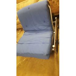 Metal frame folding bed