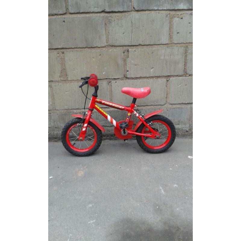 KIDS FIRE CHIEF BIKE
