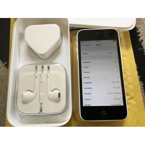iPhone 5C 16GB WHITE ( EE, ORANGE, T. MOBILE AND VIRGIN)