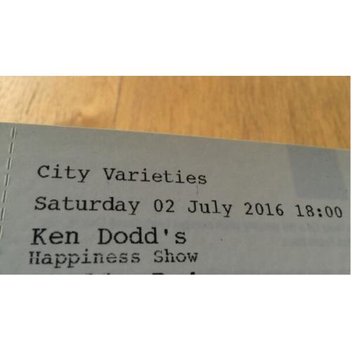 4 x Ken Dodd tickets 02/07 comedy legend Leeds City Varieties Saturday 2nd July great seats!