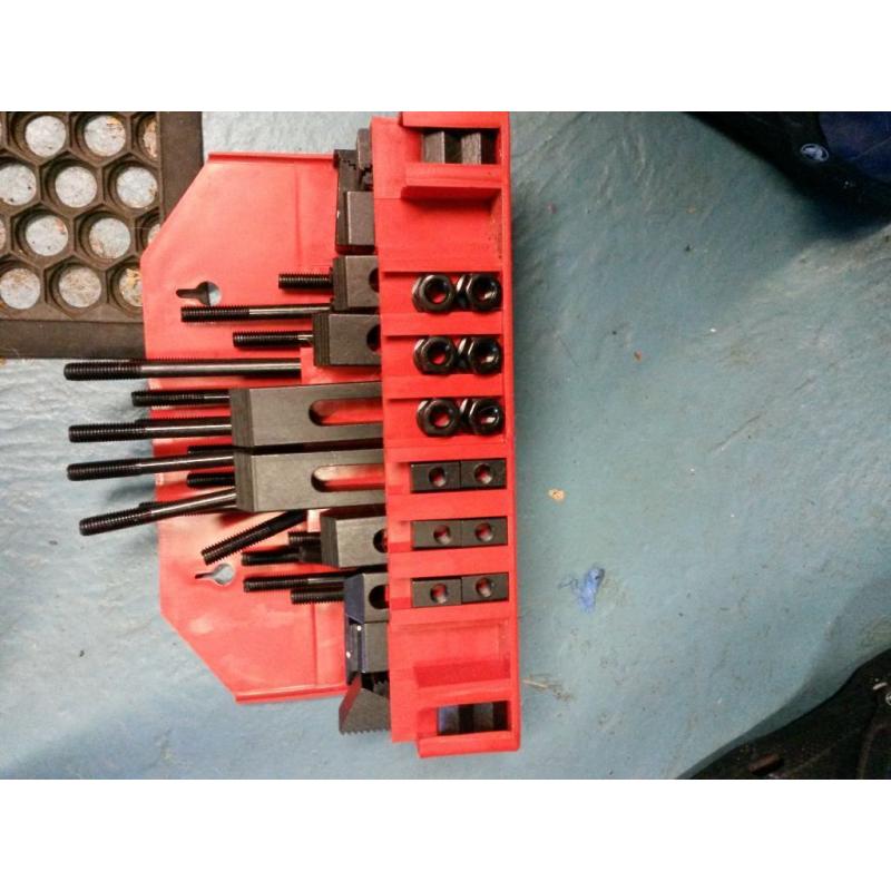 milling and drilling clamp set 42 pieces