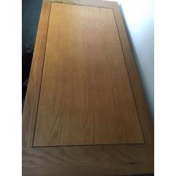 Oak blanket box