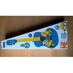 BNIB Lexibook Minions Children's Music Acoustic Guitar With Strap & Guide