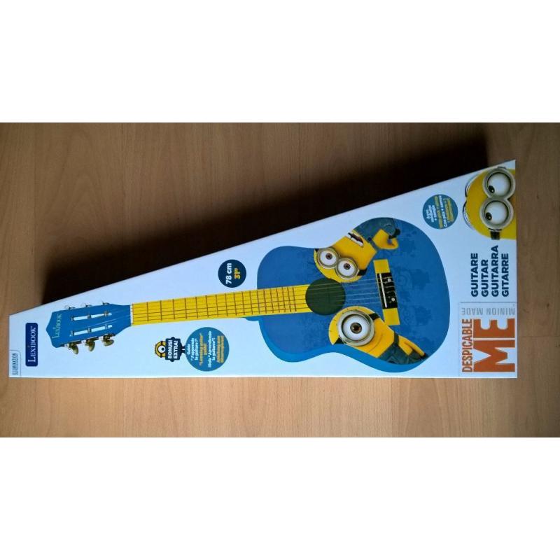 BNIB Lexibook Minions Children's Music Acoustic Guitar With Strap & Guide
