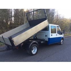 FORD TRANSIT 350 CREWCAB TIPPER 2.4 TD 115 PSI 2007 57 REG