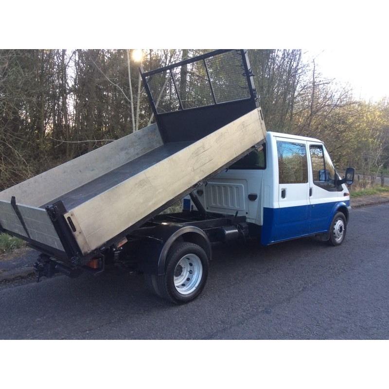 FORD TRANSIT 350 CREWCAB TIPPER 2.4 TD 115 PSI 2007 57 REG