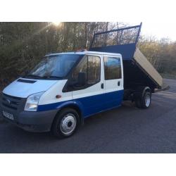 FORD TRANSIT 350 CREWCAB TIPPER 2.4 TD 115 PSI 2007 57 REG