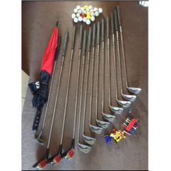 Set of ping golf clubs