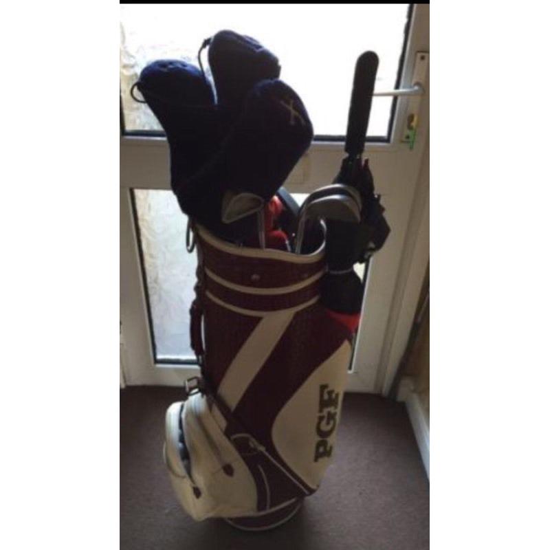 Set of ping golf clubs