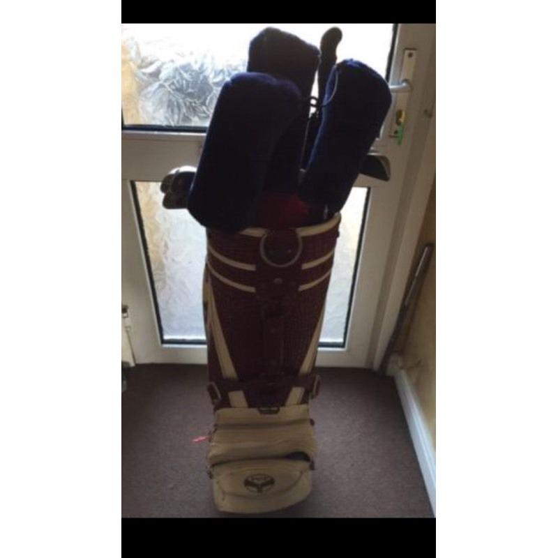 Set of ping golf clubs