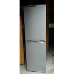 Hotpoint Aquarius Silver upright Fridge freezer VGC