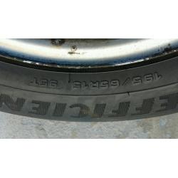 Steel wheels and tyres VW 15"