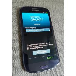Samsung Galaxy S3 like NEW unlocked, 16GB, blue
