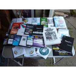 computer design art photo packages, discs and 2 printers job lot collection bargain