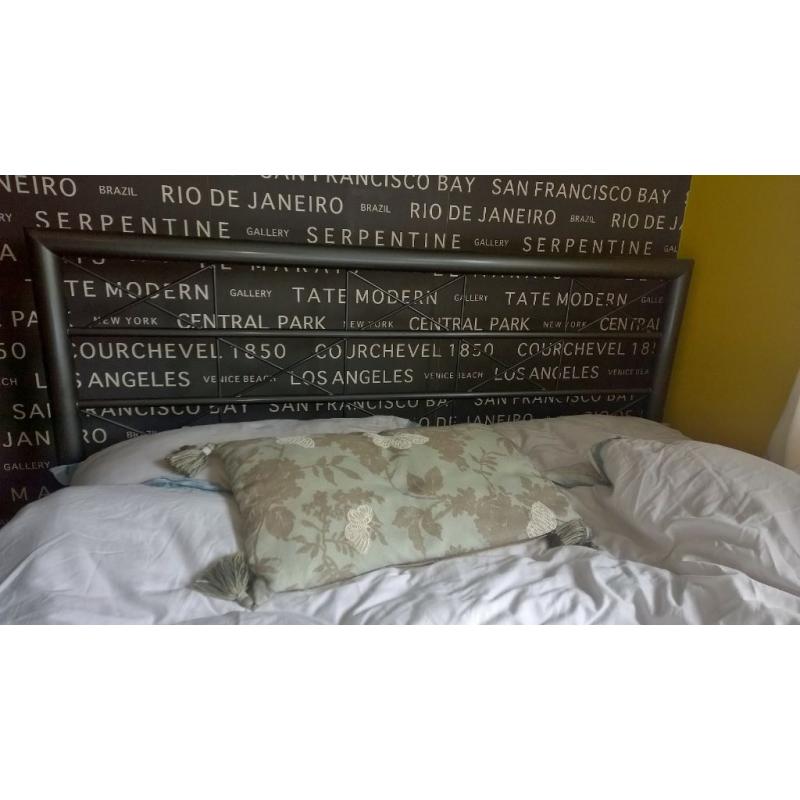 Double bed and mattress