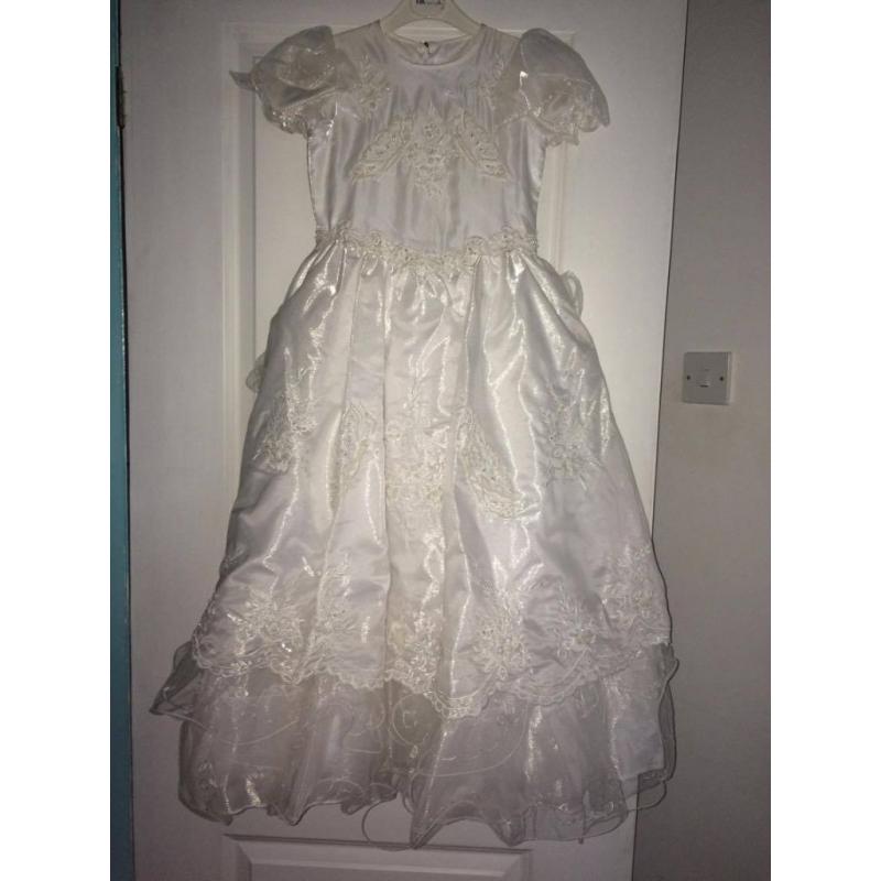 Girls communion dress age 7