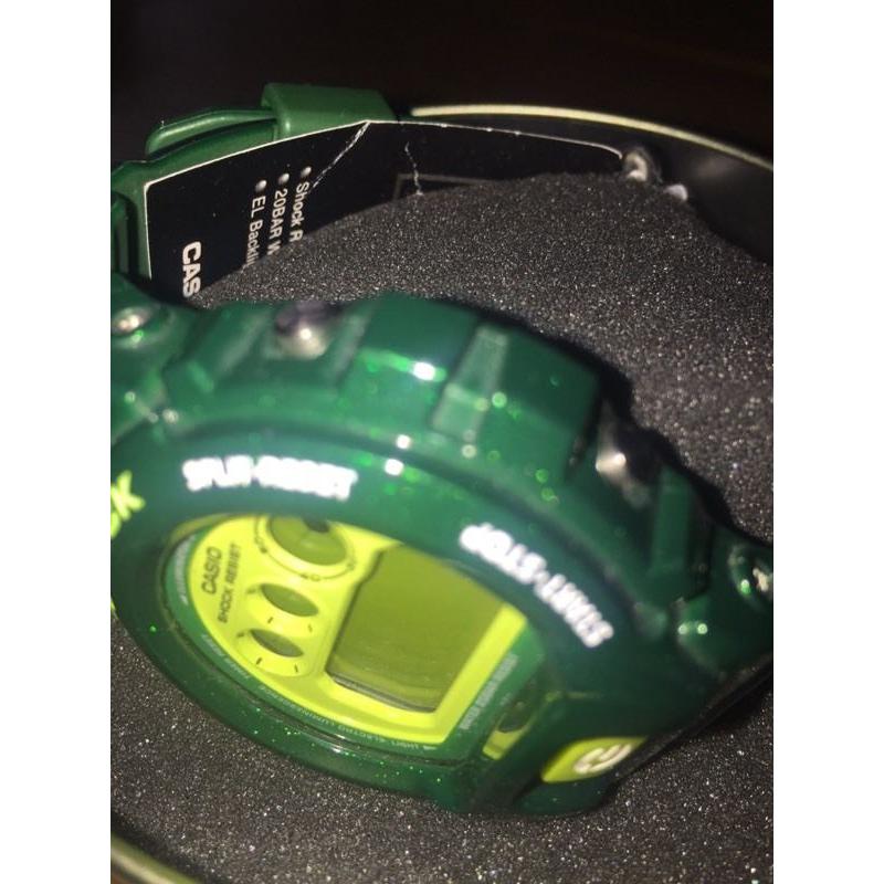 DW6900CC-3 GSHOCK WATCH GREEN CRAZY COLOUR G SHOCK